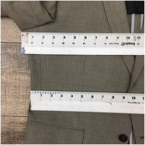 JOHN VARVATOS Mens Blazer Sport Coat Casual Jacket Size 41R Cotton Wool Suit